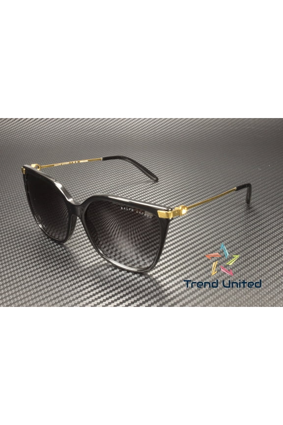 RL8209 50018G Shiny Black Gradient Grey 57 mm Women's Sunglasses