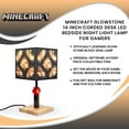 thumbnail image 7 of Minecraft Glowstone 14 Inch Corded Desk LED Night Light - Decorative, Fun, Safe & Awesome Bedside Mood Lamp Toy for Baby, Boys, Teen, Adults & Gamers - Best for Home's Bedroom, Living Room Or Office, 7 of 7