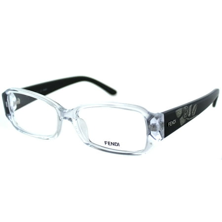 rectangle eyeglasses fendi plastic fe crystal womens