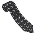 thumbnail image 2 of Rocae Cartoon Rooster for Soft and Comfortable Men's Tie Necktie Wedding Business, 2 of 5