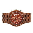 thumbnail image 3 of Tachiuwa Sub-dials Wooden Watch Analog Movement Date Wristwatch 7, 3 of 8