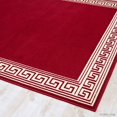 thumbnail image 5 of AllStar Rugs Greek Key Area Rug, Red/White, 5.2" x 7.1", 5 of 6
