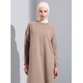 thumbnail image 2 of - Crew neck - Unlined - Modest Dress - Refka, 2 of 5