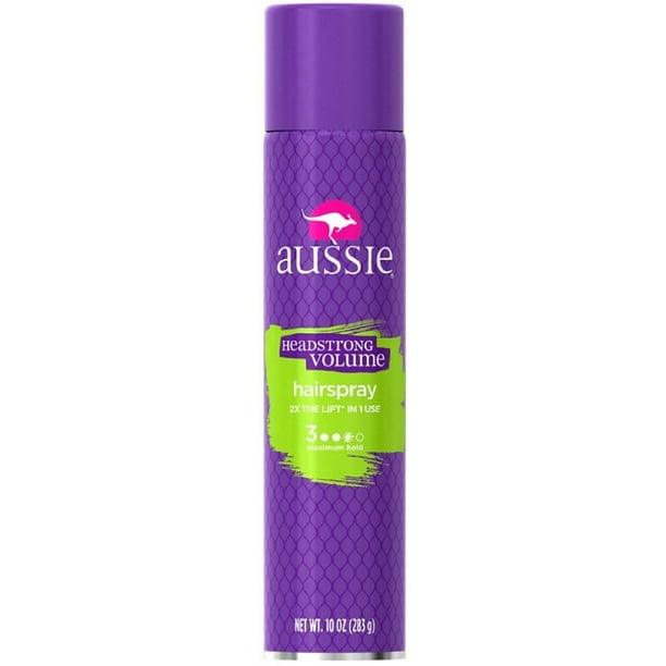 Aussie Headstrong Volume, Hairspray 10 oz (Pack of 2)