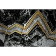 thumbnail image 2 of Marmont Hill - "Gold Bands" Painting Print on Brushed Aluminum, 2 of 5
