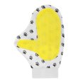 thumbnail image 1 of Guante de aseo para mascotas portátil de doble cara Unique Bargains 1 Pc para baño amarillo de PU y caucho, 1 of 4