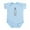 Sky Blue, variant on CafePress - Snellen Eye Chart Infant Bodysuit - Baby Light Bodysuit, Size Newborn - 24 Months