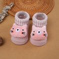 thumbnail image 4 of Hupttew Girls Socks Baby Infant Newborn Cotton Anti Slip Socks Cartoon Socks, 4 of 4