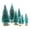 Green, variant on Mini Christmas Trees - Artificial Christmas Trees Bottle Brush Trees with 8 Sizes, with with Snow and Wooden Base for Christmas Decor Christmas Party Home Table Decorations