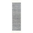 thumbnail image 2 of Hauteloom Aditya Jute Hallway, Kitchen Runner Rug - Bohemian, Transitional - Teal, Cream - 2'6" x 8', 2 of 11