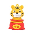 thumbnail image 1 of Memoria USB estilo tigre de dibujos animados USB2.0 Hot Swap Plug and Play Resistente a golpes A prueba de humedad Antiinterferencias Disco UTigre de dibujos animados 128 GB, 1 of 10