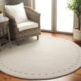 thumbnail image 2 of SAFAVIEH Metro Emory Bordered Area Rug, Ivory, 6' x 6' Round, 2 of 7