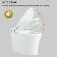 thumbnail image 7 of Smart Toilet with Built-in Heated Seat, One Piece Elongated Modern Toilet with Adjustable Temp Heated Seat  Auto Flush, Dual Flush Toilet 1/1.28 GPF, Foot sensor Flush,Knob Control, 7 of 7
