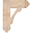 thumbnail image 3 of Ekena Millwork 5 1/2"W x 20"D x 24"H Legacy Arts & Crafts Smooth Bracket, Douglas Fir, 3 of 4