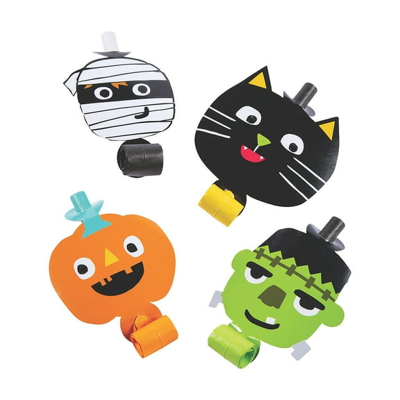 Ghoul Gang Party Blowouts - Party Favors - 12 Pieces