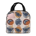 thumbnail image 1 of Disketp Vintage Botanical Butterfly Art for Insulated Lunch Bag for Women and Men, Perfect for Work, Hiking, Picnic, 1 of 8