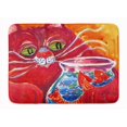 thumbnail image 1 of Carolines Treasures 6048RUG Big Red Cat Tapis en Mousse à Mémoire de Forme Lavable en Machine, 1 of 4