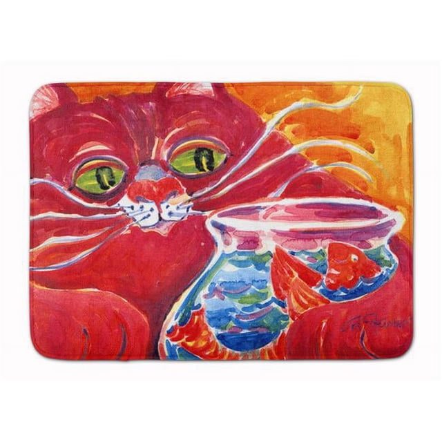 Carolines Treasures 6048RUG Big Red Cat Tapis en Mousse à Mémoire de Forme Lavable en Machine