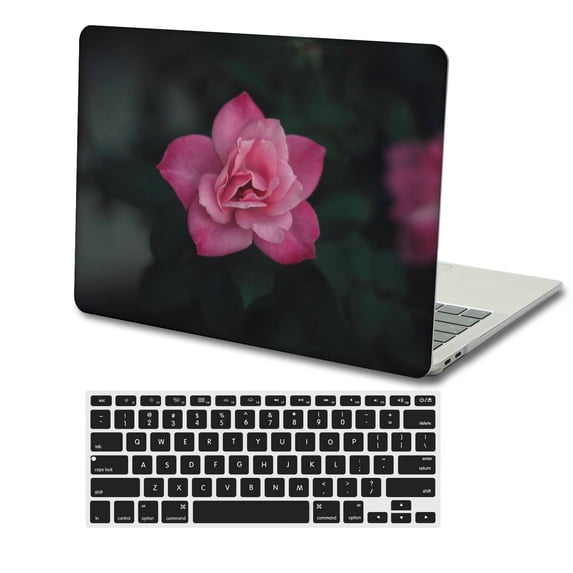 KSK KAISHEK Hard Shell Case Compatible with MacBook Pro 13 inchs( Touch ID, 2016-2022) + Black Keyboard Cover Model M1 A2338 A2289 A2251 A2159 A1989 A1706 A1708 Pink series 0156