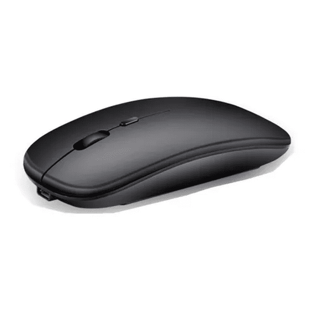 Ratón Inalámbrico Recargable Malubero Elegante Negro 500mAh