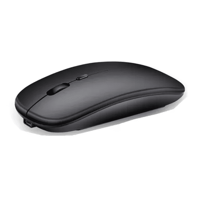 Ratón Inalámbrico Recargable Malubero Elegante Negro 500mAh