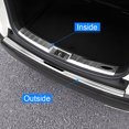 thumbnail image 4 of Protector interior de maletero de coche, cubierta de placa de parachoques trasero para Honda CRV 6th Gen 2023 2024 2025/CR-V, accesorios híbridos de acero inoxidable, 4 of 5