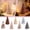 A004- Style D, variant on Christmas Tree Decorations Featuring Pearl Bead Assembly Design, Pink and Gold Home Decorations for Living Room, Centerpiece Table Decorations and Festive Christmas Decorations