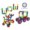 CTK Building Tube Set Building Blocks | Fun Toys for 3, 4, 5, 6, 7, 8 Year Old Boys & Girls | 64 Piece, | Best Birthday Gift