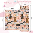 thumbnail image 5 of Dachshund and Flower Toddler Nap Mats for Kids Preschool,Sleeping Mat Bag or Kids,Toddler Sleeping Bag,Toddler Nap Mat or Daycare, 5 of 6