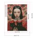 thumbnail image 2 of Pintura de diamante 5D Wdftyju DIY taladro redondo completo AB gato niña 45x55cm negro, 2 of 9