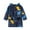 Blue, variant on Linfrsh Girls Soft Fleece Robes Plush Hooded Bathrobes Sleepwear for Kids 2-16 Years Warm Fall Winter Toddler Pajamas,Size 5-6 Years