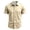 Beige-A-80611aa, variant on S-4XL Mens Button Up Shirts Short Sleeve Collared V Neck Mens Dress Shirt Summer Business Casual Red Mens Shirts Casual