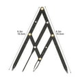 thumbnail image 2 of MasteelfCA 1pc Sliding Three-point Stainless Steel Eyebrow Ruler Golden Ratio Ruler, 2 of 7