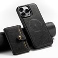 thumbnail image 1 of For Iphone 15 Pro Suteni H20 Cross-Grain Magsafe Horizontal Card Bag Back Phone,iPhone 14 Pro, 1 of 7