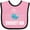 Pink and Black, variant on Inktastic Everett Washington Whale Watching Boys or Girls Baby Bib