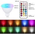 thumbnail image 4 of shiyou-MR16 LED Bulbs, 3W GU5.3 Spotlight Bulb Colour Changing Light Bulbs with Remote Control, Dimmable RGB+Warm White 3000K Reflector Lamp for Party, Track Lighting(Pack of 4), 4 of 4