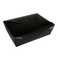 thumbnail image 1 of Pack N' Eat Black Number 3 Take Out Box -- 200 per case, 1 of 1
