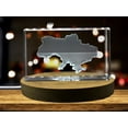 thumbnail image 4 of Ukraine 3D Engraved Crystal 3D Engraved Crystal Keepsake/Gift/Decor/Collectible/Souvenir, 4 of 7