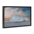 thumbnail image 3 of Stupell Industries Frozen Iceberg Sunset Black Framed Floater Canvas Wall Art design by Richard Silver, 17 x 25, 3 of 9