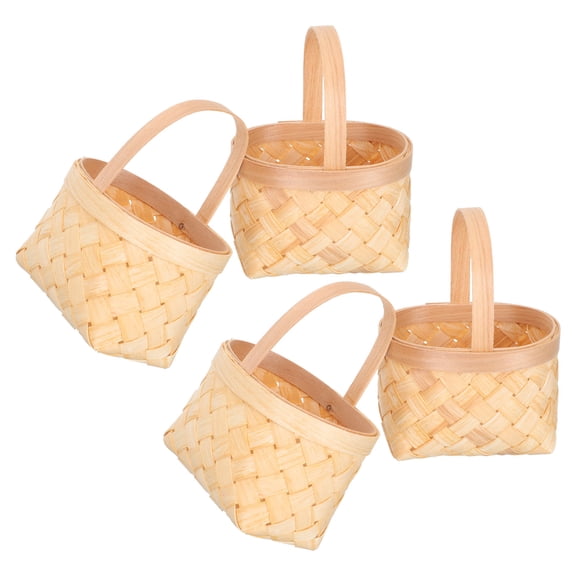 PAMINGONO Corridor Storage Baskets Woven 4Pcs