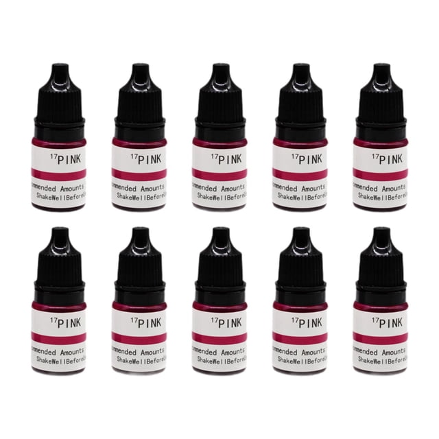 Botellas de tinte de velas ART Pigmento líquido alto concentrado para pintura de velas 5 ml