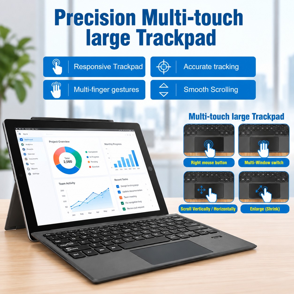 PerfectESell Surface Pro Keyboard Cover with Trackpad photo 6