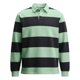 thumbnail image 5 of Ceisia Men's Contrast Wide-Stripe Polo Shirt | Stretchy Relaxed Long-Sleeve Casual Top Gift, 5 of 5