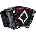 thumbnail image 2 of Hohner Hohnica Aces II 34-Button Accordion with 3 Registers - EAD Bundle with Gig Bag, Adjustable Straps, and Austin Bazaar Polishing Cloth, 2 of 7