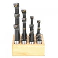 thumbnail image 1 of Kit de herramientas de fresado CNC de 12 piezas, tipo F1, de 5/8 pulgadas, con accesorios de hardware gruesos de acero de alta velocidad., 1 of 11