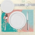 thumbnail image 3 of Ambesonne Saying Place Mats Set of 4, Hello Summer Lettering, Standard Size, Multicolor, 3 of 6