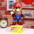 thumbnail image 4 of Figuras de Mario, microbloques de construcción, Super Mario, Yoshi, Luigi Bros, escena, rompecabezas de ensamblaje DIY, miniladrillos, juguetes para regalo de Navidad, 4 of 5