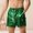 Green, variant on Bcfgryg Mens Shorts Metallic Shiny Sparkly Drawstring Short with Pockets Blue L