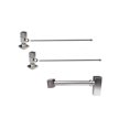 thumbnail image 1 of Square European Pedestal Kit, Satin Nickel, 1 of 1