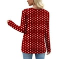 thumbnail image 4 of cfhntfmh Tops for Women Asymmetric Square Neck Tunic Tops Trendy Long Sleeve Shirts Dressy Blouses Fall Outfits for Women, 4 of 7